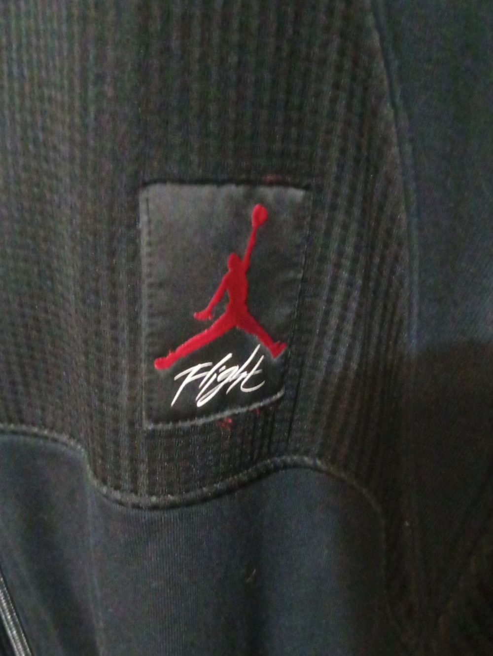 Jordan 4 Bred OG Caged Up Flight Full Zip Up Jacket